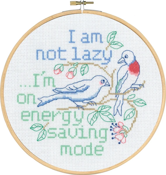 Embroidery Kit Not Lazy M5810/22 20Ø cm / 8Ø in dia.