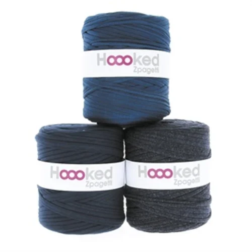Hoooked Zpagetti 16 Dark Blue Shades