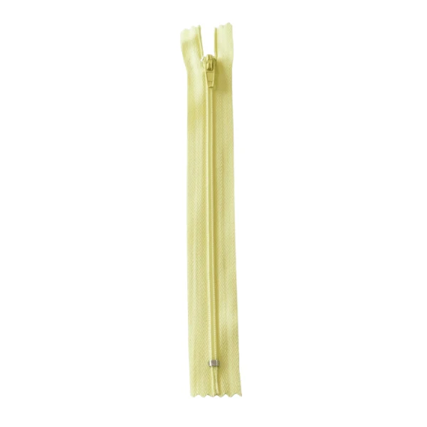 Cose Spiral Zipper, 4 mm (14-50 cm) 507 Light yellow