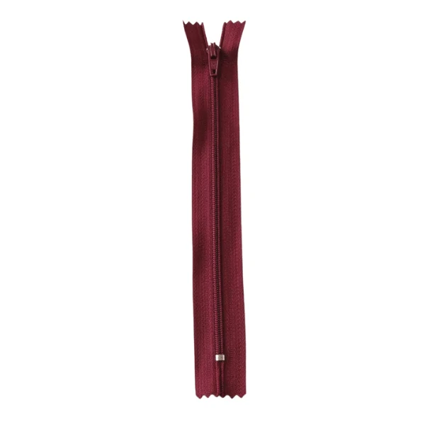 Cose Spiral Zipper, 4 mm (14-50 cm) 578 Bordeaux