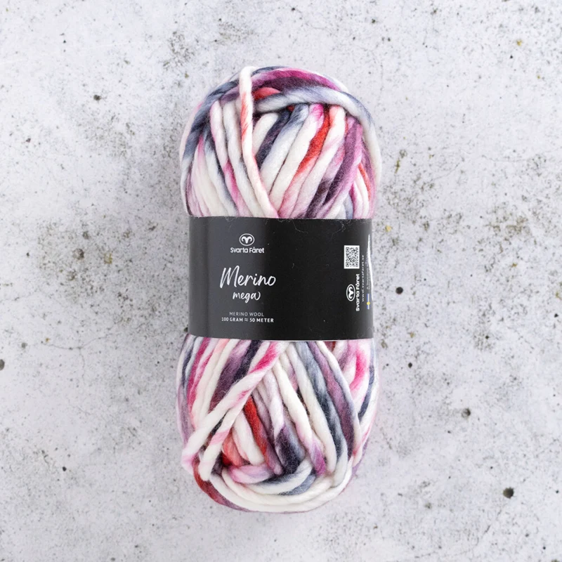 Svarta Fåret Merino Mega 07 Berry delights