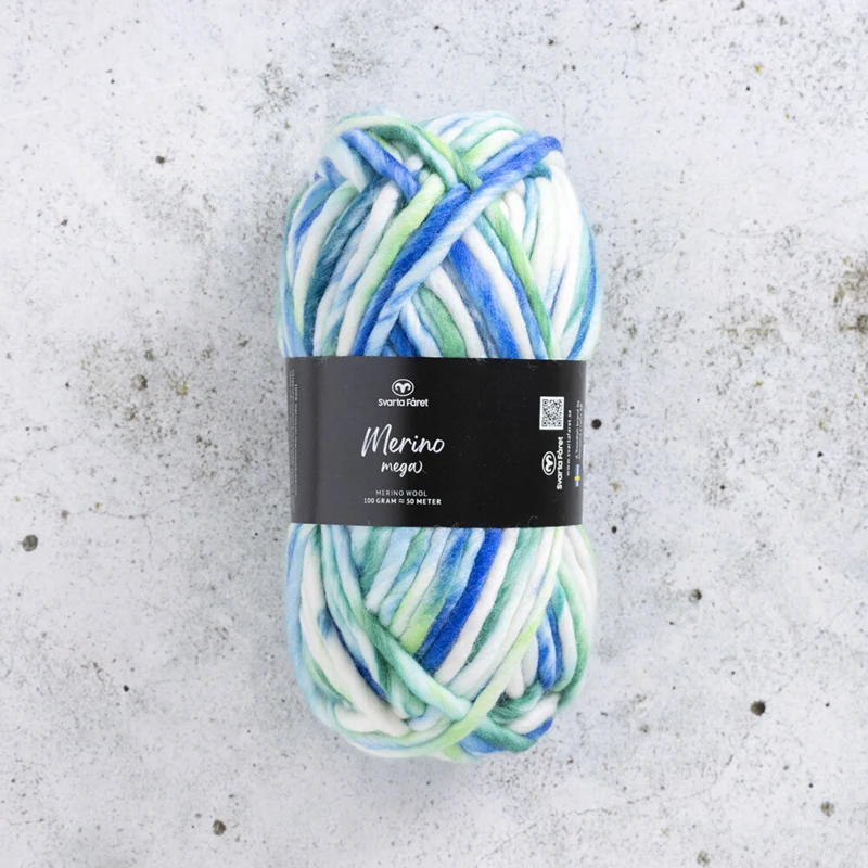 Svarta Fåret Merino Mega 04 Blue lagoon