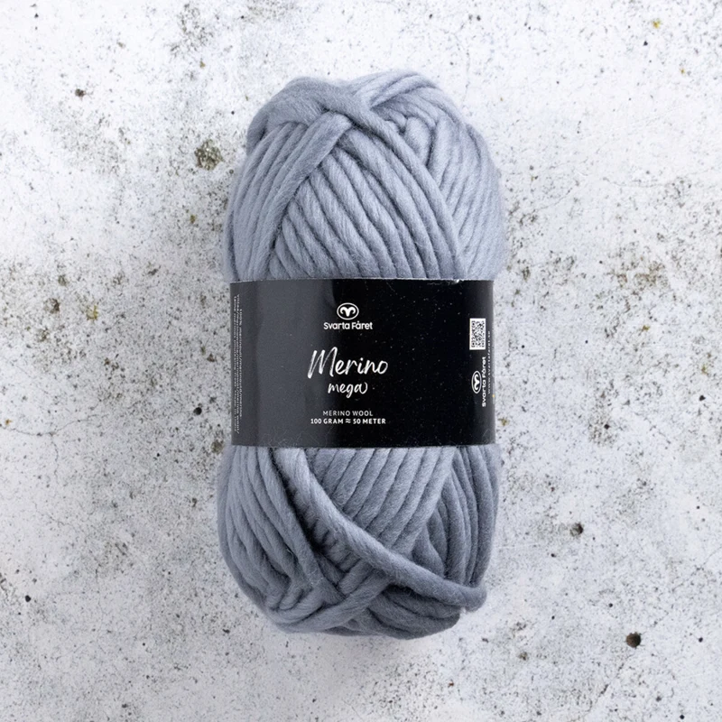Svarta Fåret Merino Mega 16 Grey area