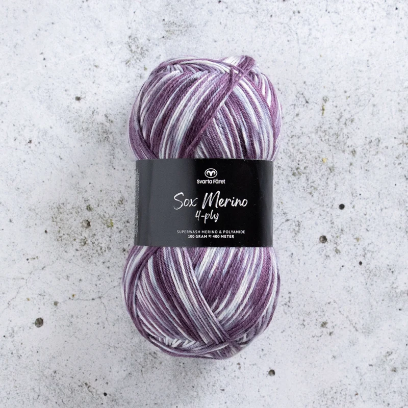 Svarta Fåret Sox Merino 4 ply 12 Static screen