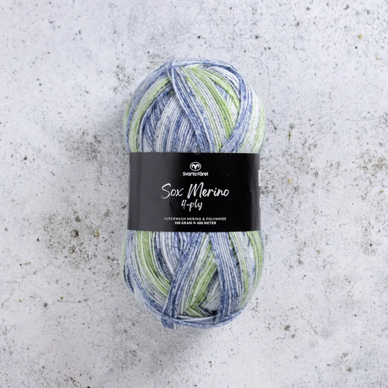 Svarta Fåret Sox Merino 4 ply 16 Cyberpunk