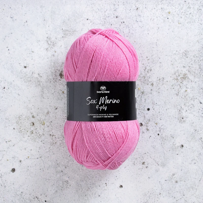 Svarta Fåret Sox Merino 4 ply 04 Starlet