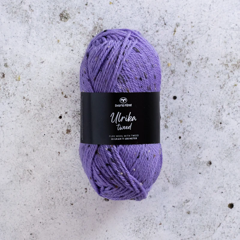Svarta Fåret Ulrika Tweed 00 Purple corn