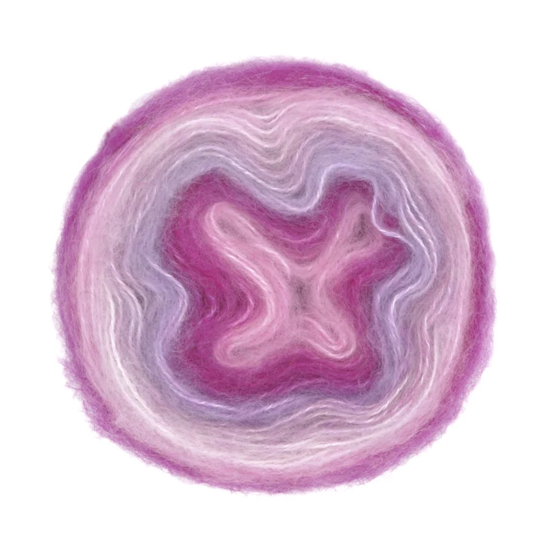 Gjestal Poppis 3110 Light pink/pink/lavender gradient