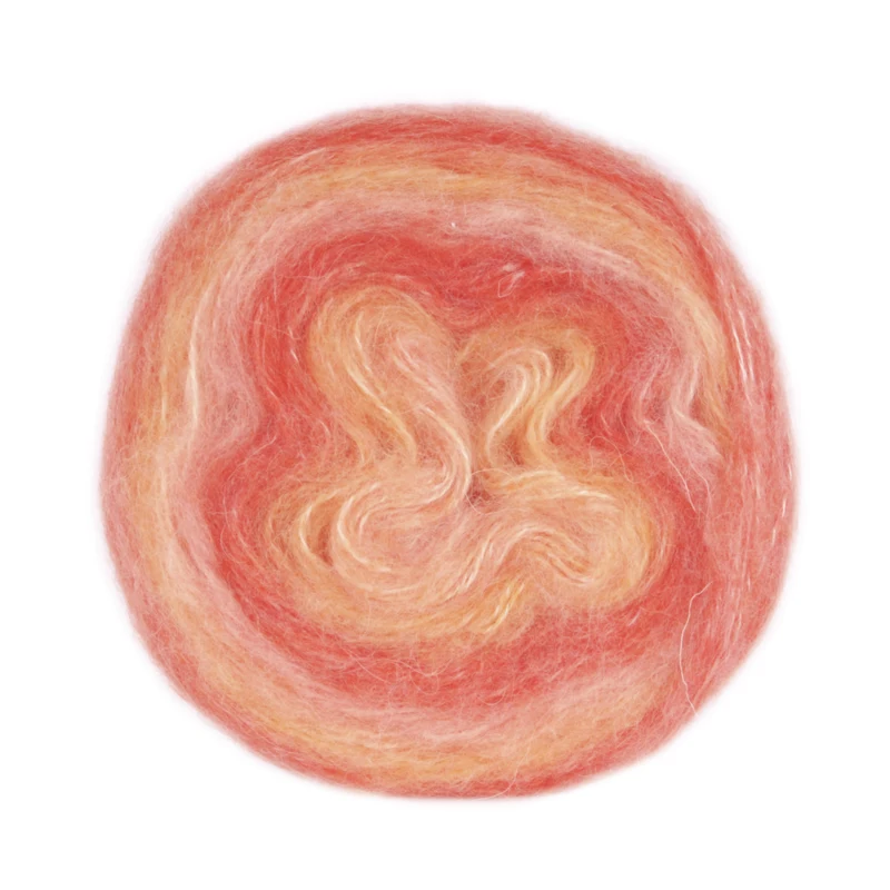Gjestal Poppis 3107 Salmon pink/peach gradient