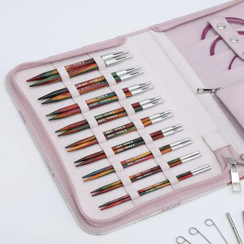 KnitPro Symfonie 2 Interchangeable Circular Needle Set, Deluxe, 13 cm