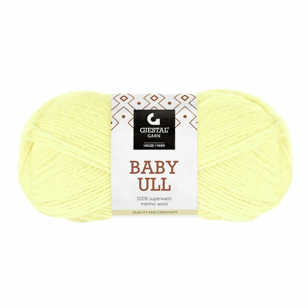 Gjestal Baby Ull 8552 Light yellow