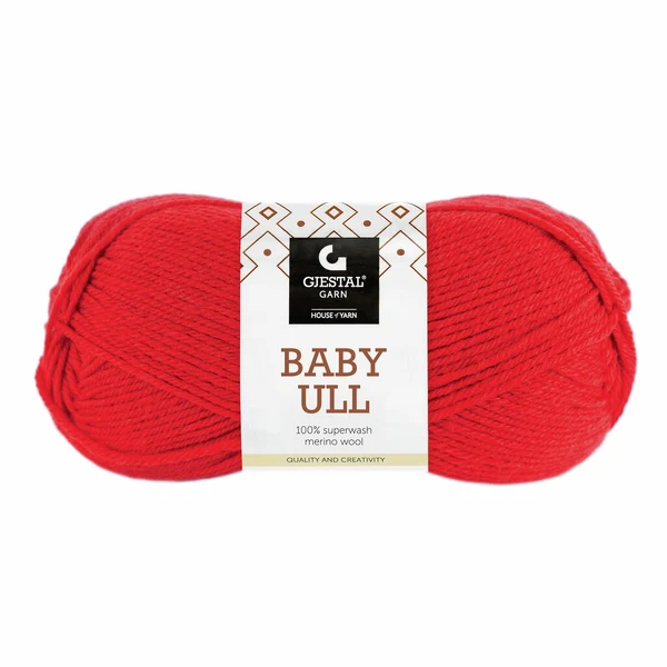 Gjestal Baby Ull 4018 Red