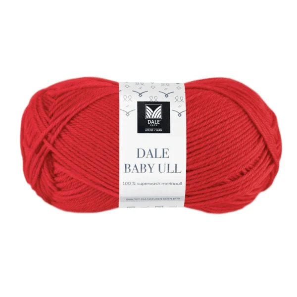 Gjestal Baby Ull 8547 Red orange