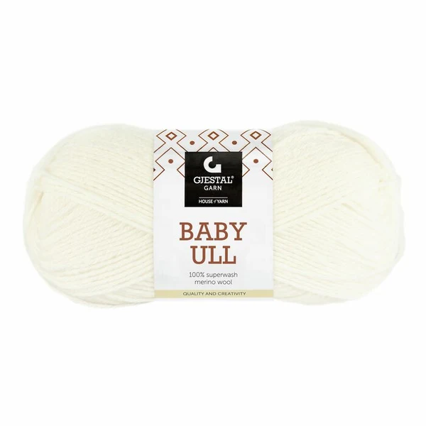 Gjestal Baby Ull 0017 Half-bleached white
