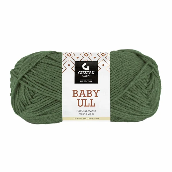 Gjestal Baby Ull 8563 Army green