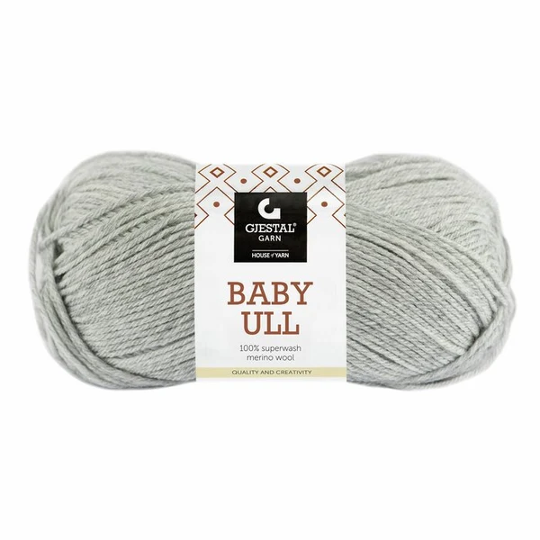 Gjestal Baby Ull 0004 Light gray