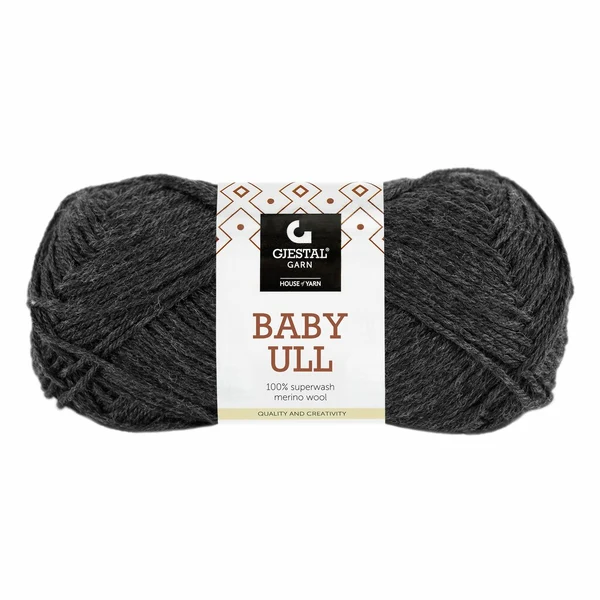 Gjestal Baby Ull 8556 Charcoal grey
