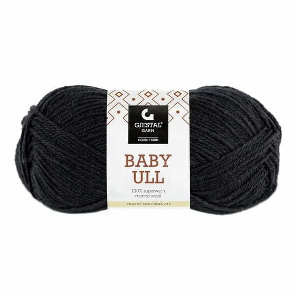 Gjestal Baby Ull 0090 Black
