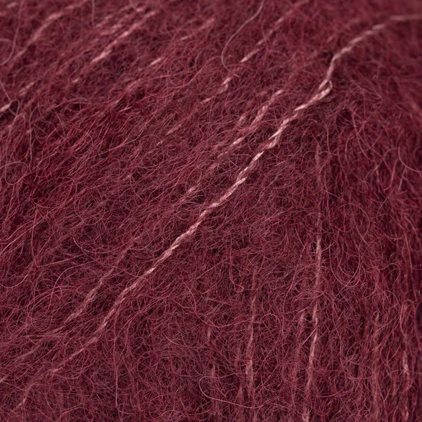 DROPS Brushed Alpaca Silk 44 Plum wine (Uni Colour)
