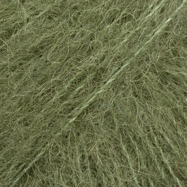 DROPS Brushed Alpaca Silk 32 Moss green (Uni Colour)