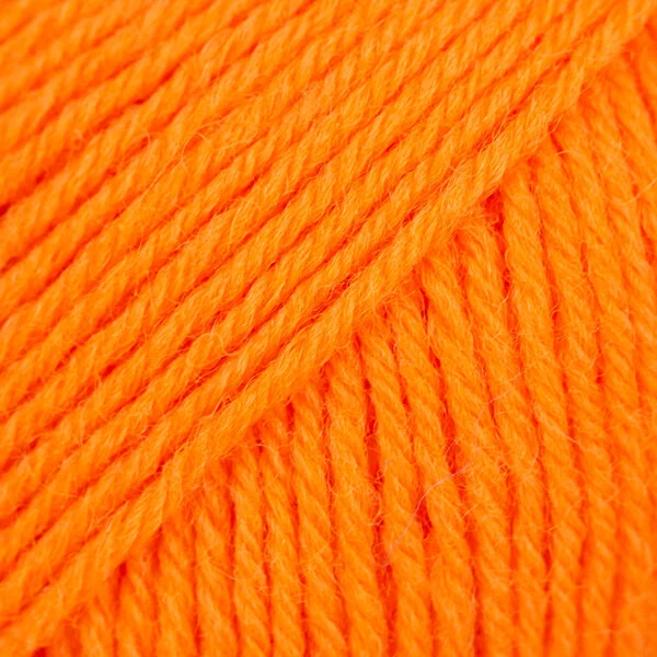 DROPS Fabel Uni Colour 119 Electric orange