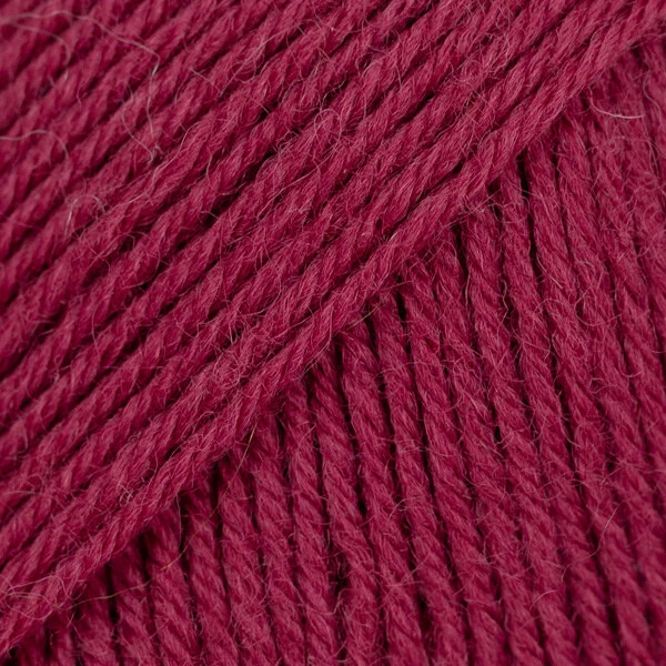 DROPS Fabel Uni Colour 113 Ruby red