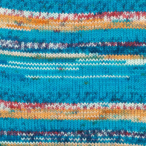 DROPS Fabel Print 162 Blue sea