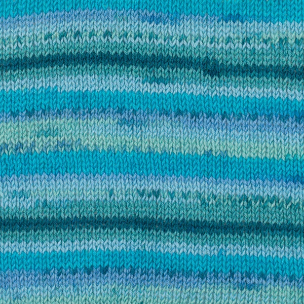 DROPS Fabel Print 340 Blue lagoon