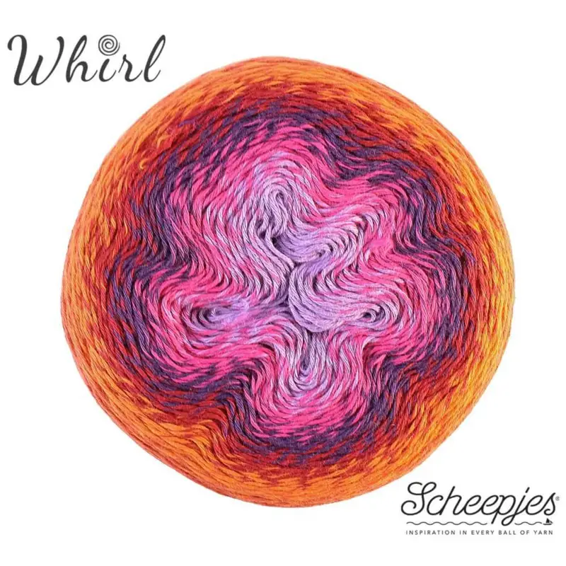 Scheepjes Whirl 764 Red Velvet Sunrise