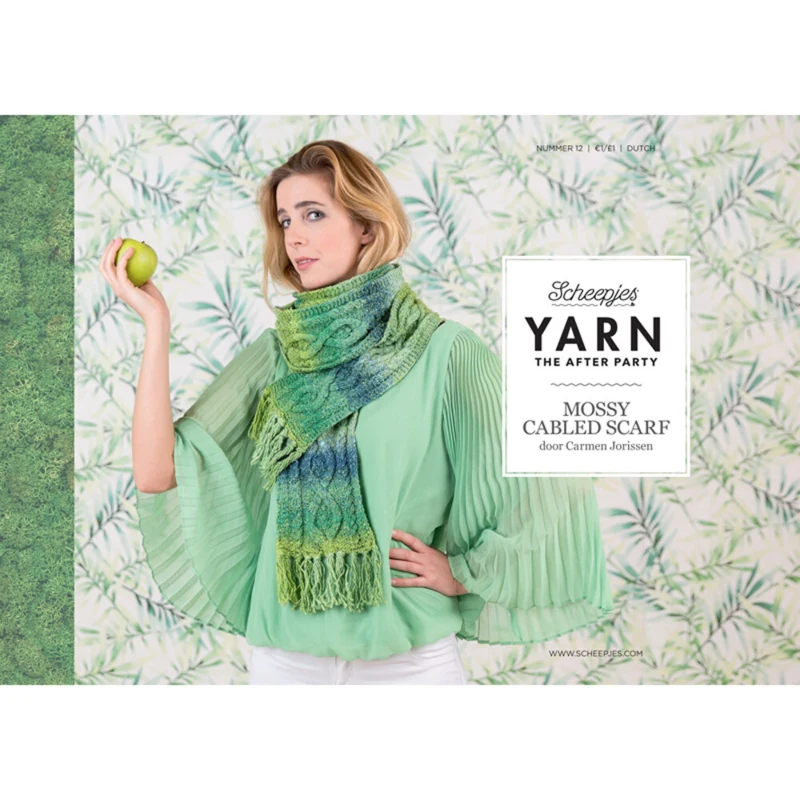 Pattern: The After Party No.12 English - MC Scarf - can only be bought together with 1 ngl Whirl