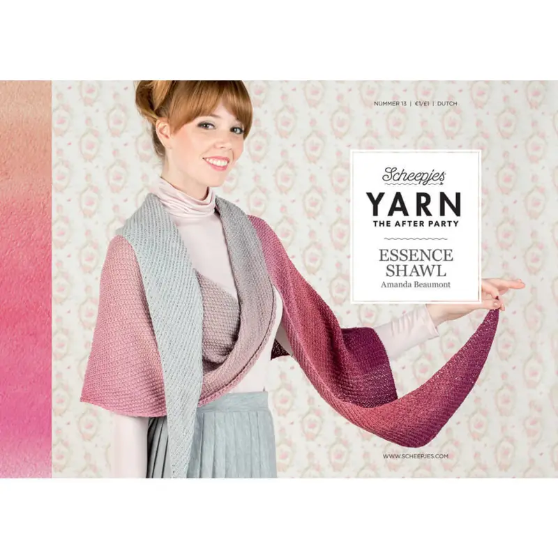 Pattern: The After Party No.13 English - Essence Shawl - can only be bought together with 1 ngl Whirl