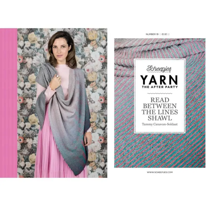 Pattern: The After Party No.19 English - RBTL Shawl - can only be bought together with 1 ngl Whirl