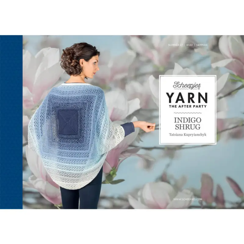 Pattern: The After Party No.27 English - Indigo Shrug - can only be bought together with 1 ngl Whirl