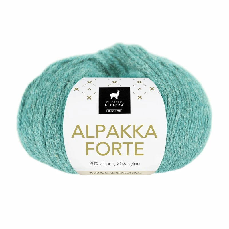 Du Store Alpakka Forte 713 Light sea green mixed
