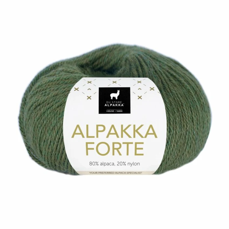 Du Store Alpakka Forte 727 Forest green mixed