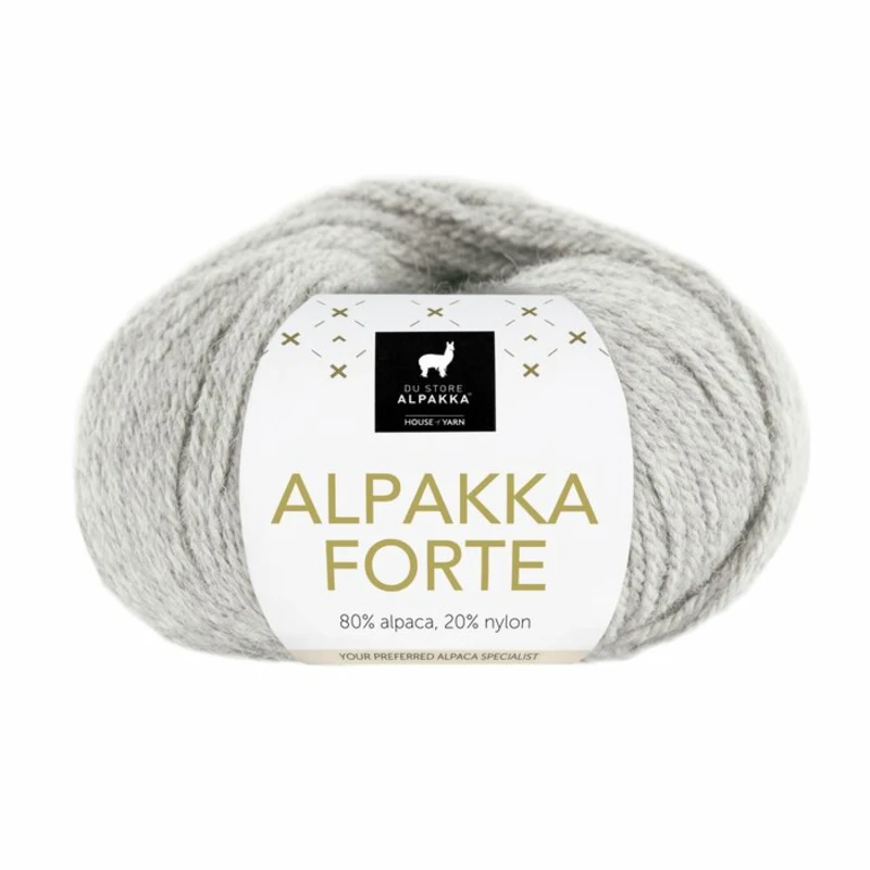 Du Store Alpakka Forte 716 Light grey mixed