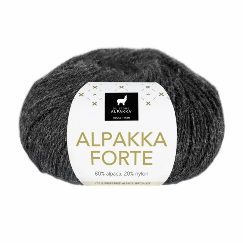Du Store Alpakka Forte 710 Grey black mixed