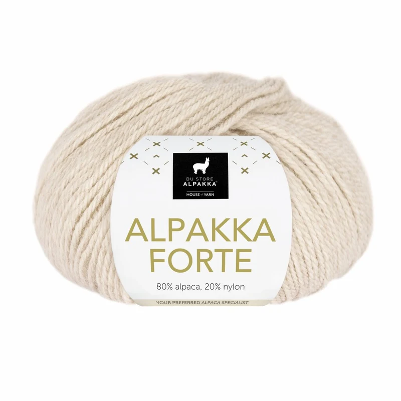 Du Store Alpakka Forte 701 Latte beige mixed