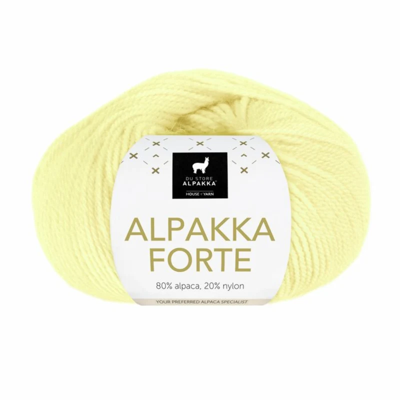 Du Store Alpakka Forte 747 Light yellow