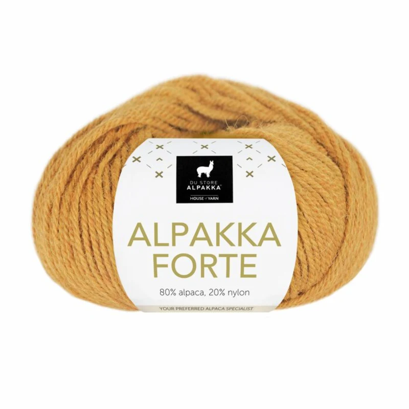 Du Store Alpakka Forte 718 Corn yellow mixed