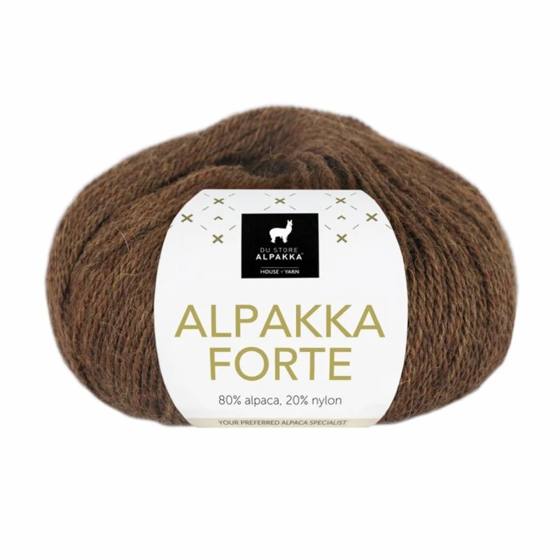 Du Store Alpakka Forte 709 Warm brown mixed