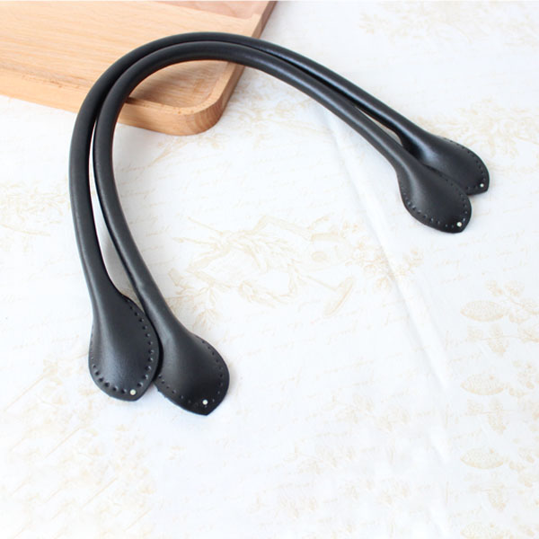 HobbyArts Leather Handle Bag, Black (2 pcs)