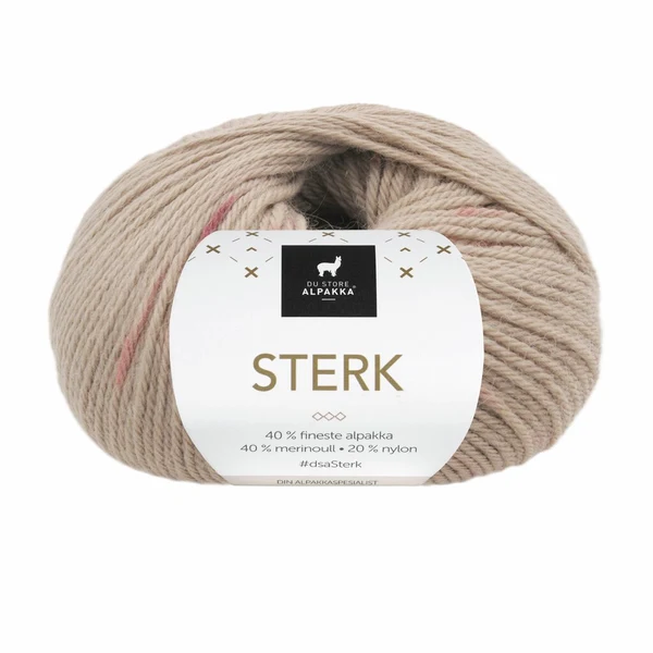 Du Store Alpakka Sterk 924 Sand/pink