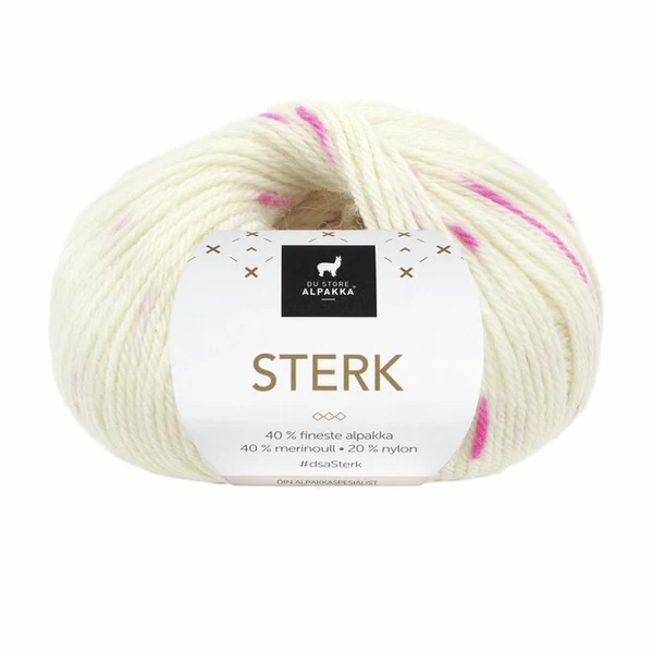 Du Store Alpakka Sterk 923 Natural/pink