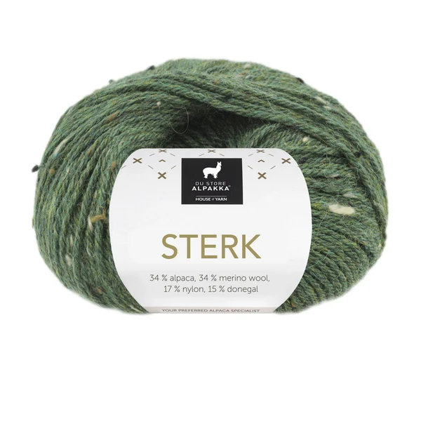 Du Store Alpakka Sterk 935 Pine green tweed