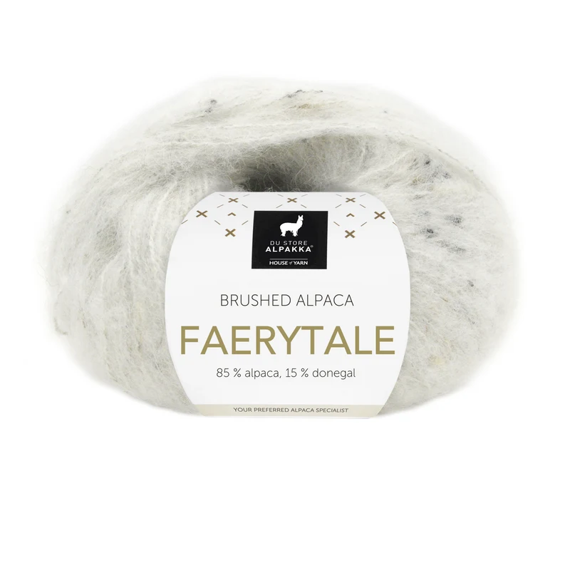 Du Store Alpakka Faerytale 814 White tweed
