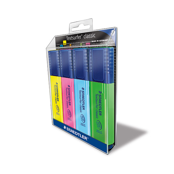STAEDTLER Textsurfer classic 364 WP4, 4 farver