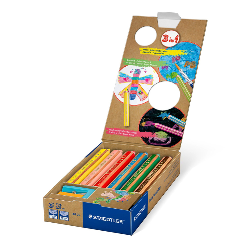 STAEDTLER Buddy 3-in-1 Crayons