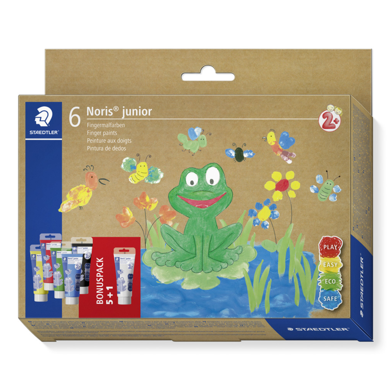 STAEDTLER Noris Finger Paint 100 mL, 6 colores