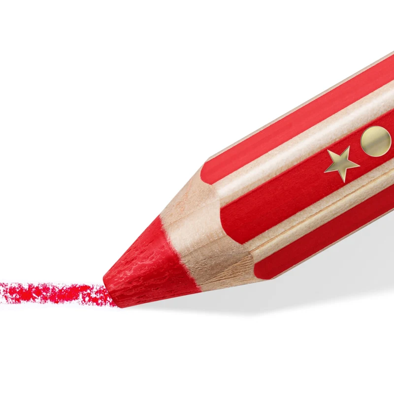 STAEDTLER Buddy 3-in-1 Colour Pencils, 18 pcs – Closeup